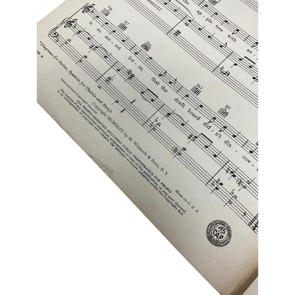 Theyre Either Too Young Or Too Old Sheet Music Thank Your Lucky Stars - Picture 4 of 5